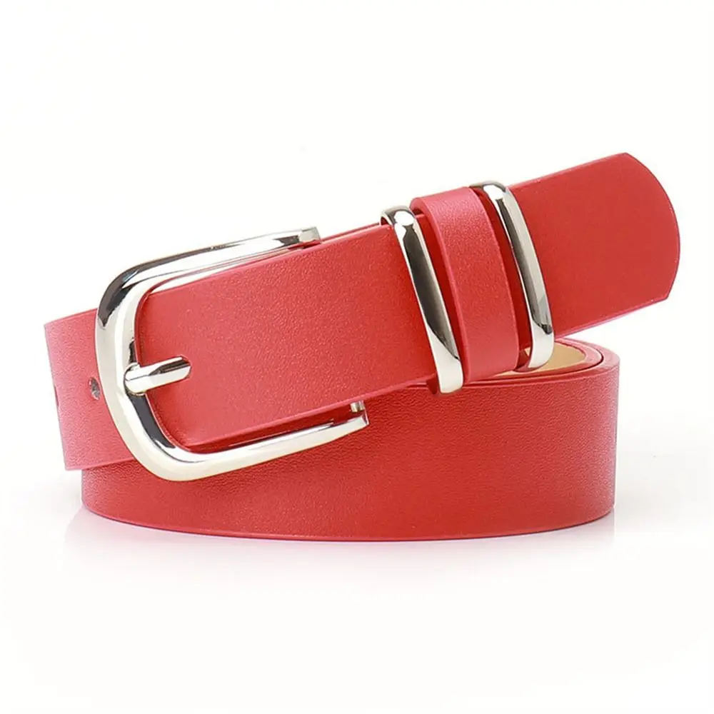 Fashion Metal Buckle Women's Belt Leopard Print PU Leather Waistband All-match Belt Matching