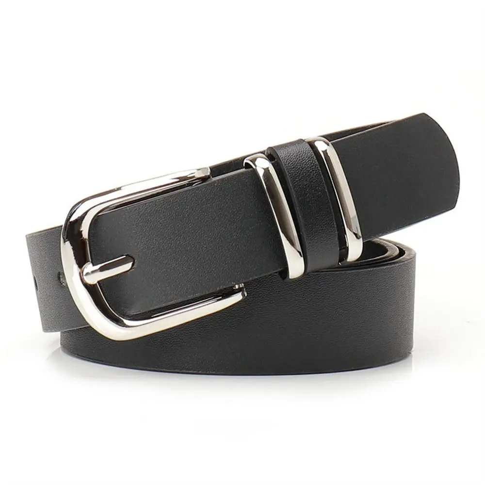 Fashion Metal Buckle Women's Belt Leopard Print PU Leather Waistband All-match Belt Matching