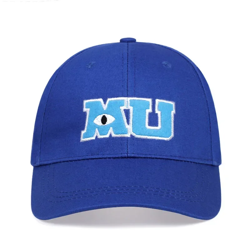 1/3/5/9PCS/Set Monster University Monster Power Company Sullivan Furry Big-eye School Emblem MU Single-eyed Baseball Cap Casual