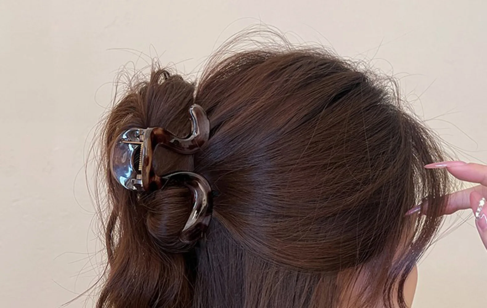 Wave Large Hair Claw Clips Crab Clamps Women Girls PC Jelly Leopard Ponytail Holder Hair Barrettes Hairpin Hair Accessoires New