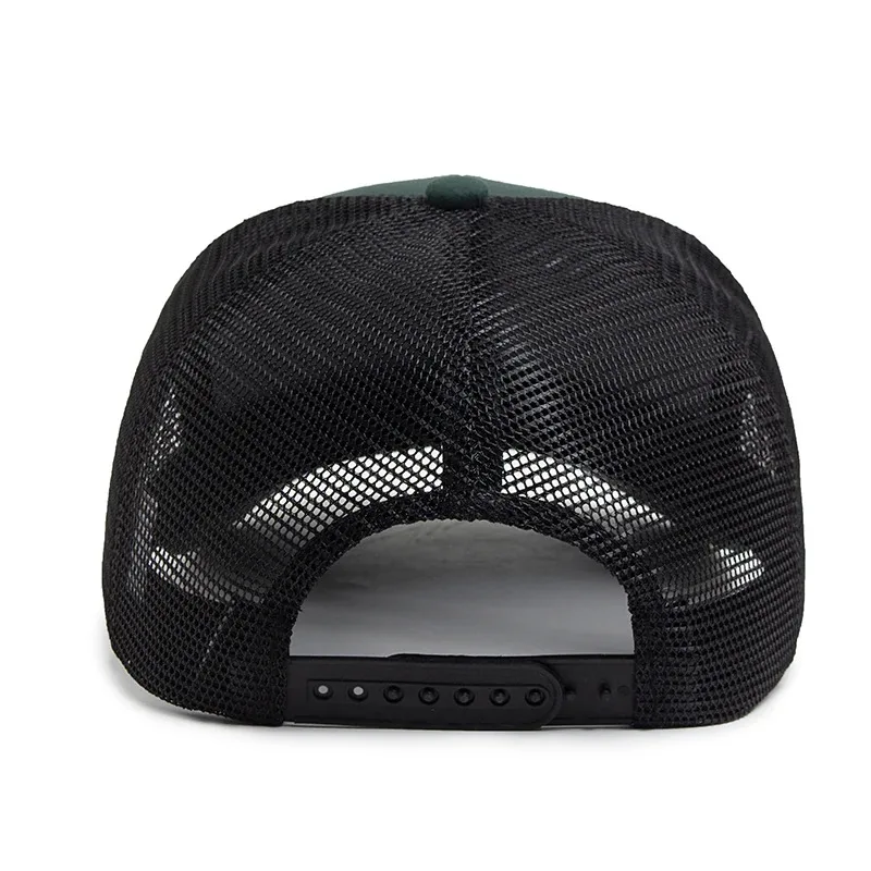 Custom logo 7 Panel Baseball Cap Hip Hop Mesh Cap Men's Trucker Hat Visor Hard top Snapback Female unisque DIY design printed gr