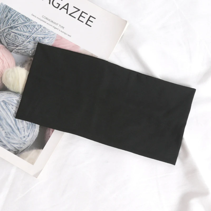 1PC Korean Elastic Headband Running Wide Hair Bands for Women and Men Sport Yoga Hairband Soft Girls Wash Face Makeup Headwrap