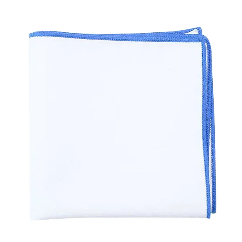 2Pcs Handkerchiefs for Men Cotton Linen Mens Handkerchiefs with Pocket Squares Holder White Hankies for Wedding Exercise