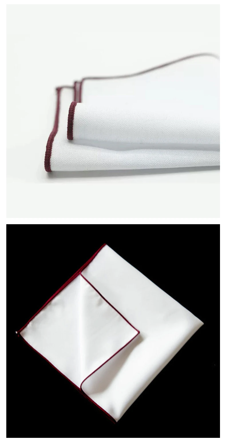 2Pcs Handkerchiefs for Men Cotton Linen Mens Handkerchiefs with Pocket Squares Holder White Hankies for Wedding Exercise
