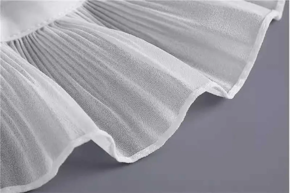 Lace Frill False Collar Summer Dress Shirt Detachable Collar Decoration Removable Clothing Shoulder Wraps Fake Collar Cape