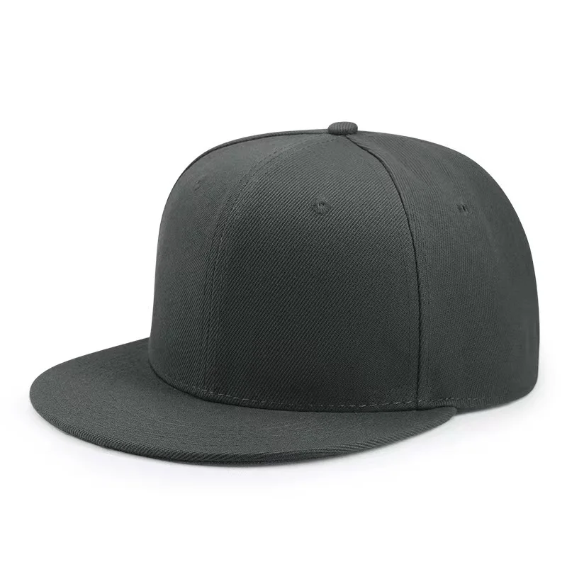 Baseball Caps For Men Women Unisex Hip Hop Solid Color Flat Brim Snapback Hats For Women Spring Summer Sun Hat Street Dance Kpop