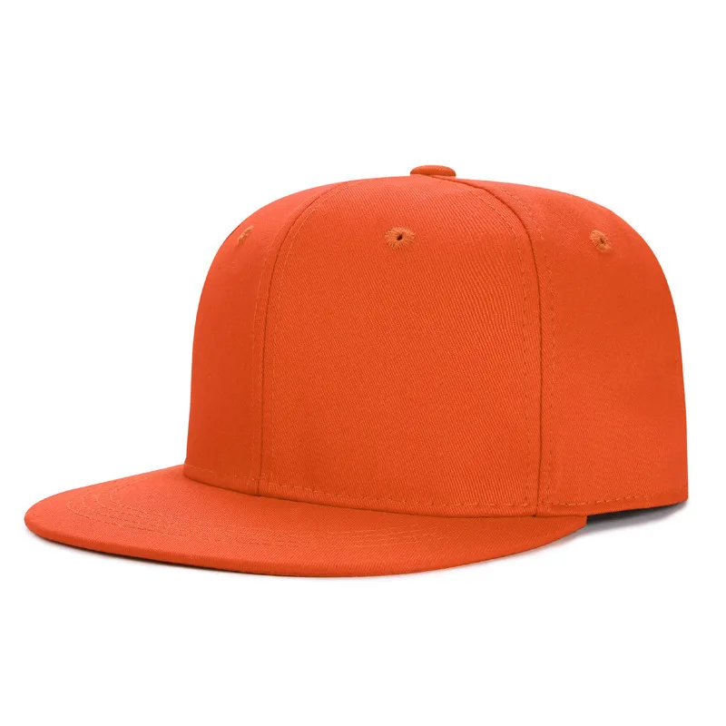 Baseball Caps For Men Women Unisex Hip Hop Solid Color Flat Brim Snapback Hats For Women Spring Summer Sun Hat Street Dance Kpop