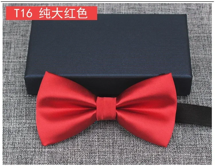 Black Red Fashion Bowties Groom Men Formal Colourful Cravat Green Marriage Butterfly Wedding Bow tie Satin Plaids