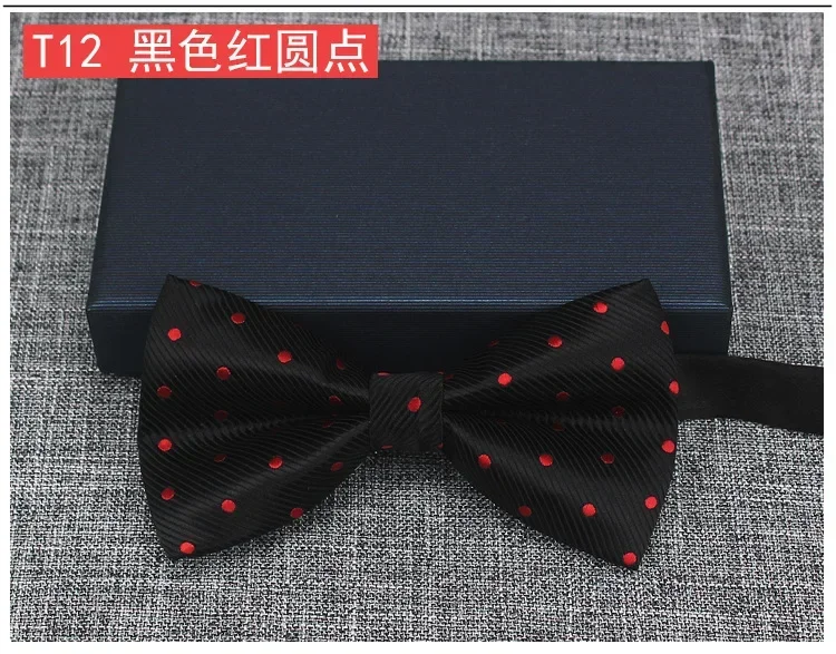 Black Red Fashion Bowties Groom Men Formal Colourful Cravat Green Marriage Butterfly Wedding Bow tie Satin Plaids