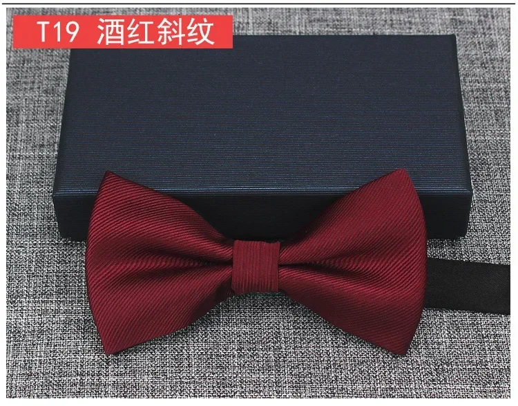 Black Red Fashion Bowties Groom Men Formal Colourful Cravat Green Marriage Butterfly Wedding Bow tie Satin Plaids