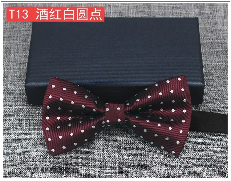 Black Red Fashion Bowties Groom Men Formal Colourful Cravat Green Marriage Butterfly Wedding Bow tie Satin Plaids