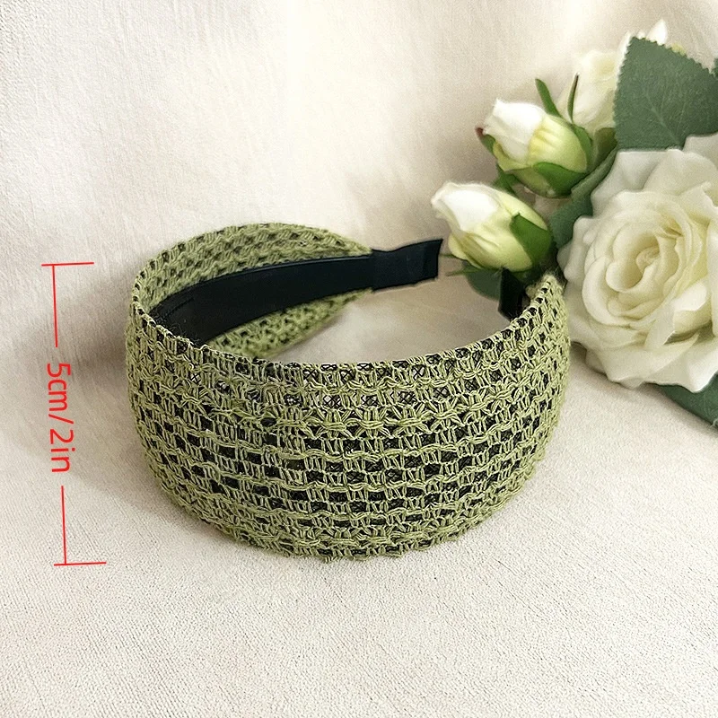 8 Cm Wide-brimmed Headband New Non-slip Headgear with Teeth Face Wash and Makeup Headband Hair Accessories for Women Diademas