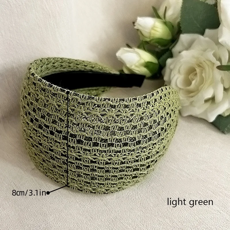8 Cm Wide-brimmed Headband New Non-slip Headgear with Teeth Face Wash and Makeup Headband Hair Accessories for Women Diademas