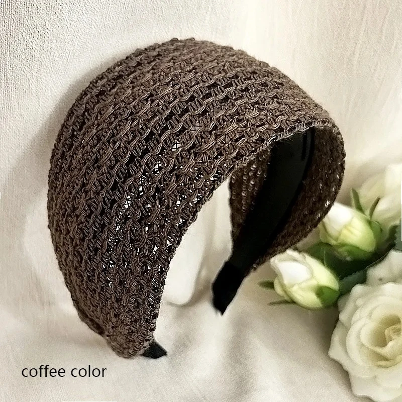8 Cm Wide-brimmed Headband New Non-slip Headgear with Teeth Face Wash and Makeup Headband Hair Accessories for Women Diademas