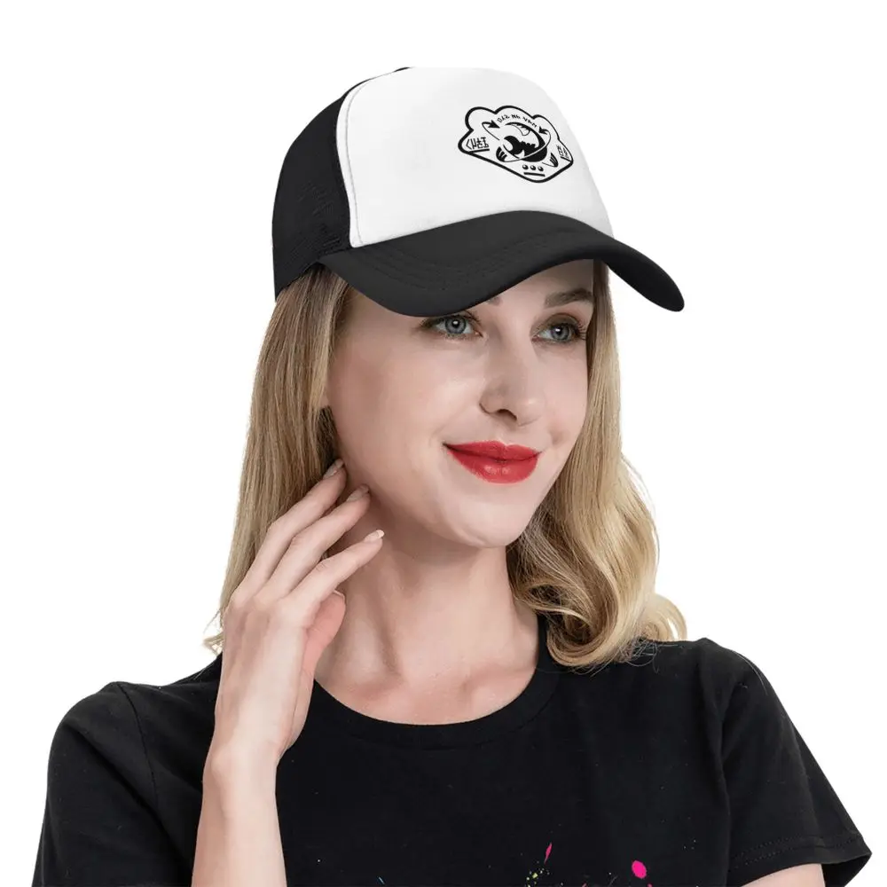 Preppy Grizzco Funny Splatoons Travel Mesh Baseball Caps Women Adult Female Beach Sunscreen Hats Snapback Cap