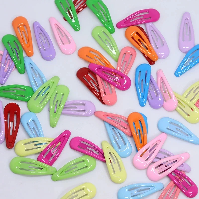 Solid color 3cm baby bb clip shiny and fashionable cute small hair clip side hair breaking bang clip