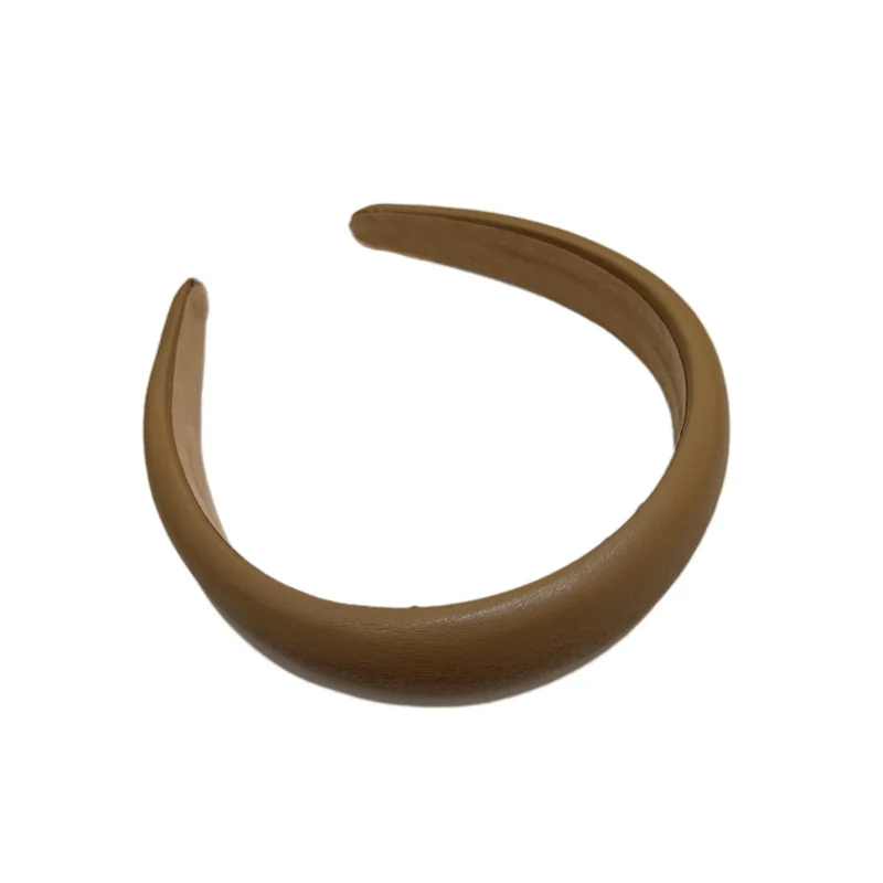 1pc Leather wide headband for women, retro French style face wash, hair pressure headband, hair clip headband, hair accessory