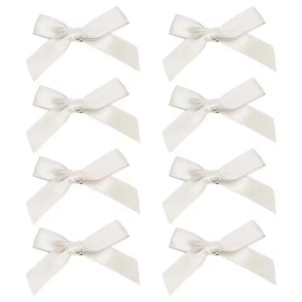 10 PCS Ribbon Bow Hair Clip Sweet Bowknot Cute Korean Girls Female Hairpin Fashion Barrettes Lovely Headwear Hair Grip Bobby Pin