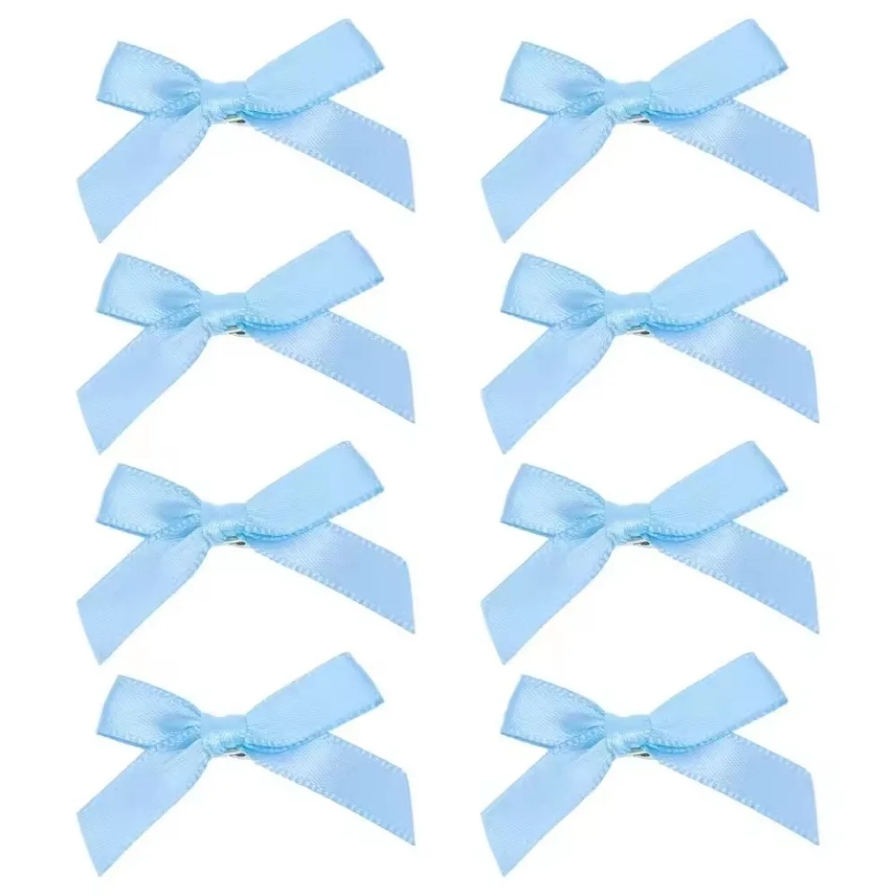 10 PCS Ribbon Bow Hair Clip Sweet Bowknot Cute Korean Girls Female Hairpin Fashion Barrettes Lovely Headwear Hair Grip Bobby Pin