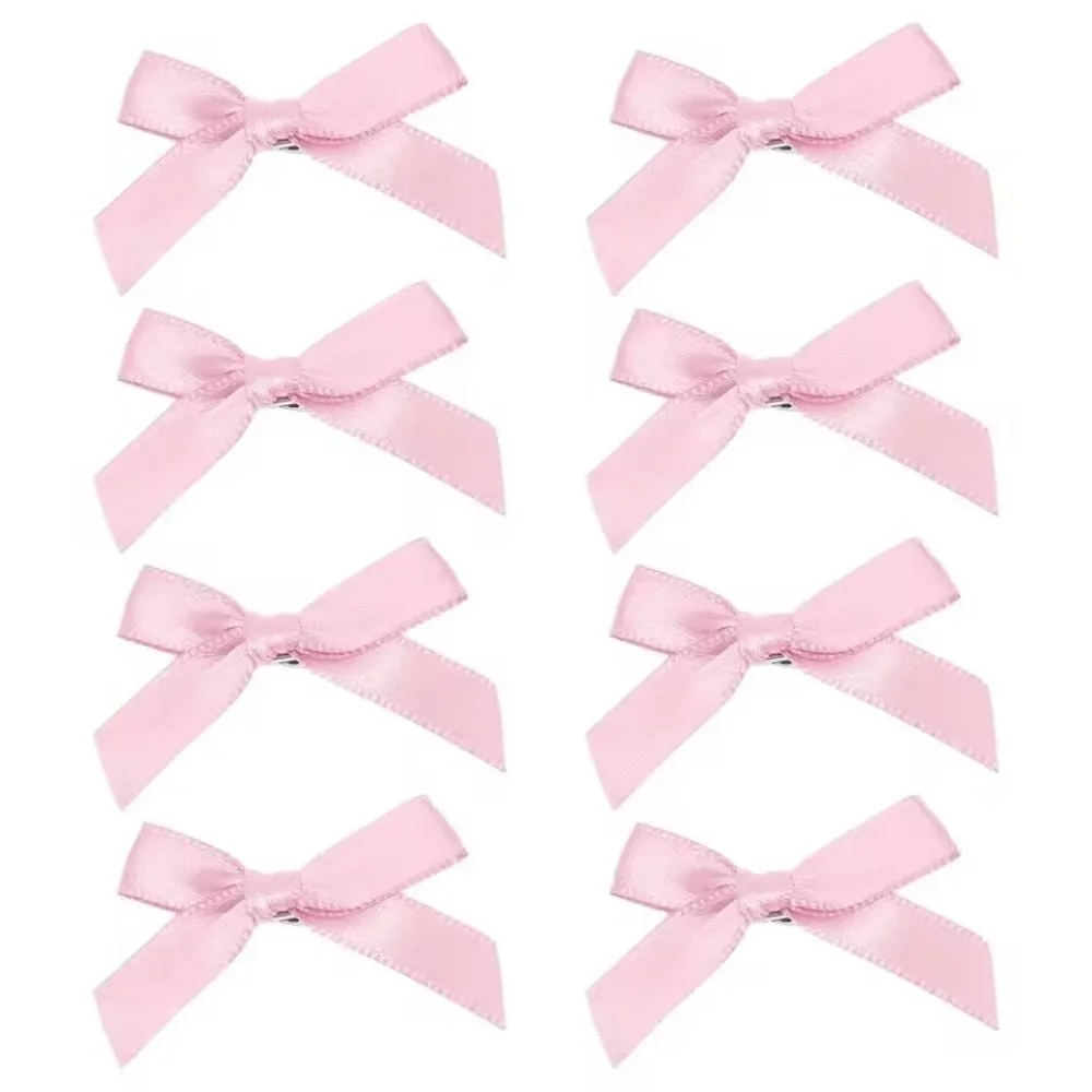 10 PCS Ribbon Bow Hair Clip Sweet Bowknot Cute Korean Girls Female Hairpin Fashion Barrettes Lovely Headwear Hair Grip Bobby Pin
