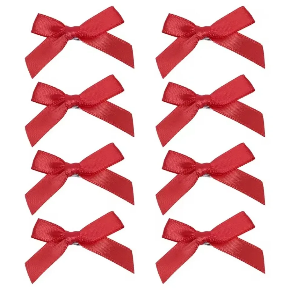 10 PCS Ribbon Bow Hair Clip Sweet Bowknot Cute Korean Girls Female Hairpin Fashion Barrettes Lovely Headwear Hair Grip Bobby Pin