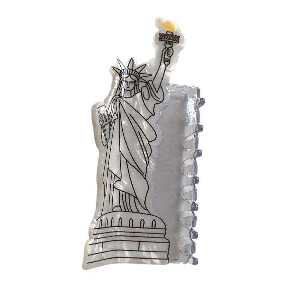 1pc Statue of Liberty Claw Teasing Mermaid Hair Claw Playful Shark Claw High End Hairpin Style Female