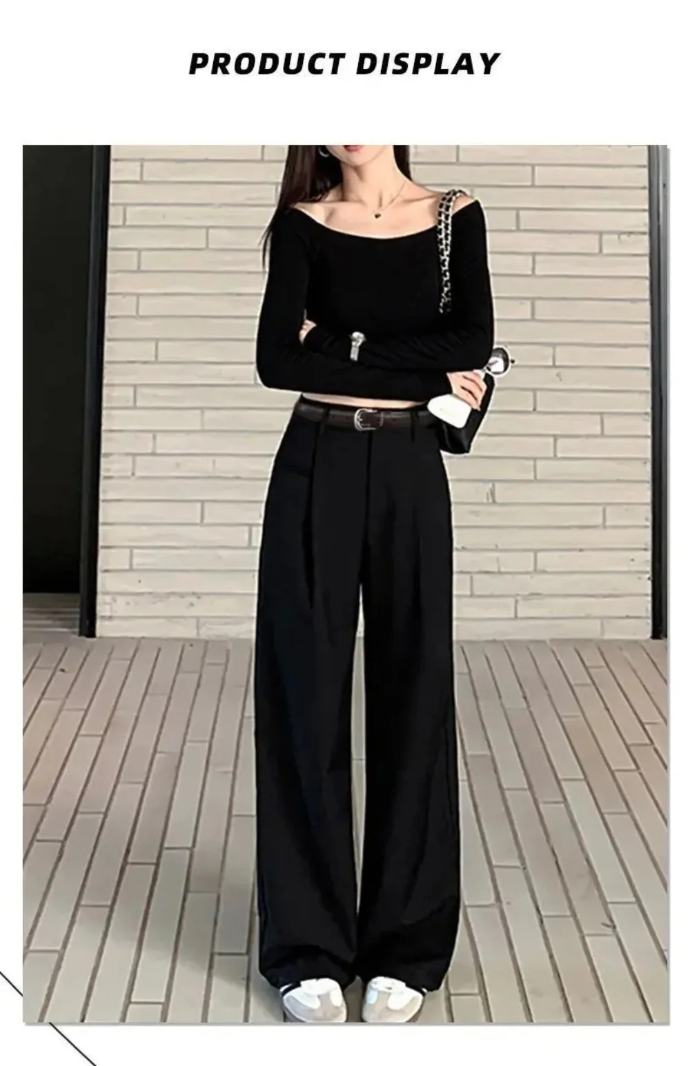 Women's Belt Fashion Pin Buckle Thin Belt Genuine Luxury Soft Belt Women with Cargo Pants Jeans Belts Black PU Leather Belt