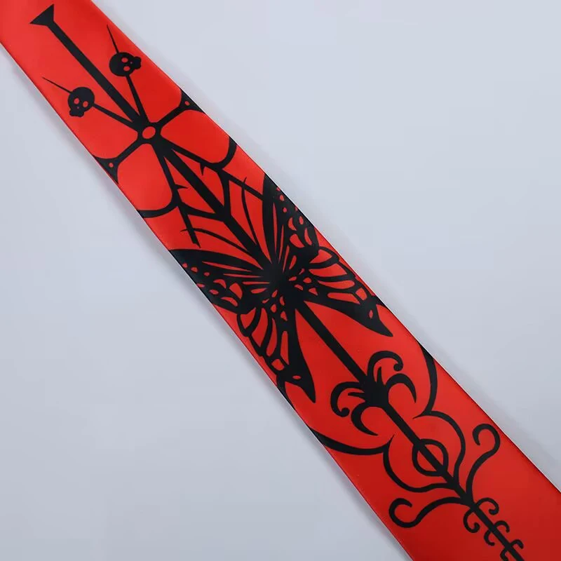 Anime Danganronpa Celestia Ludenberg Cosplay Necktie Unisex Halloween Party printing Tie Costume Accessories Gift