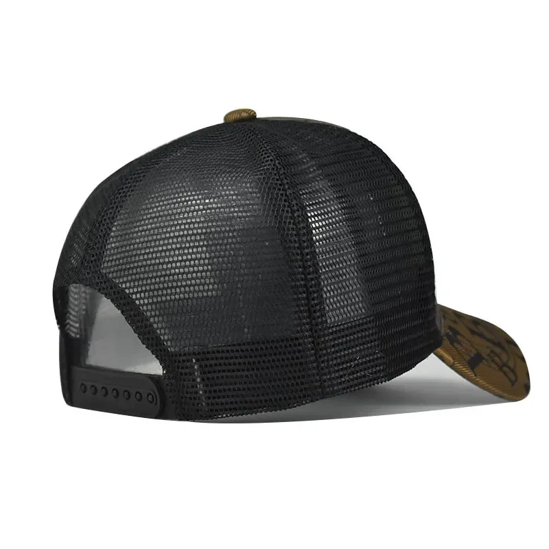 Fashion Designer Mesh Breathable Ponytail Rebound Hat Outdoor Casual Sun Protection Shade Cap Branded Baseball Cap