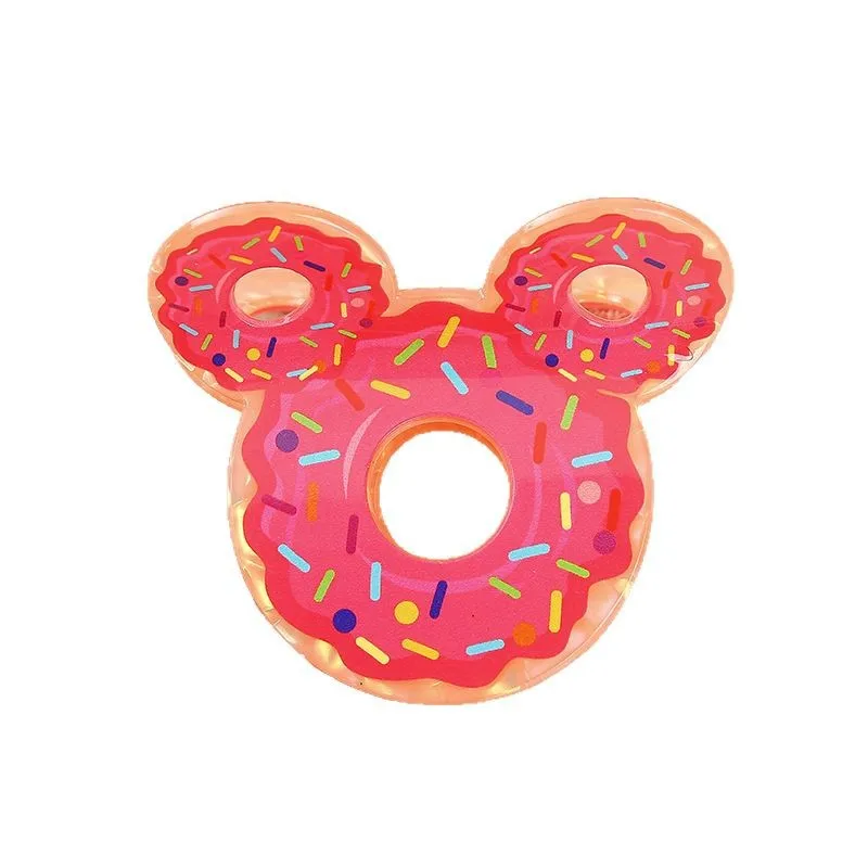 1pc Sparkling Girl's New Simulated Food Doughnut Gripper Personalized Fun Cute Hair Clip