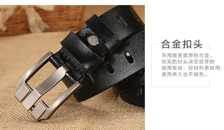 Real Leather Belt Wholesale Women Genuine 105 115cm Vintage Pin Buckle Cowhide With Wide Fashion New Design Jeans Many Colors