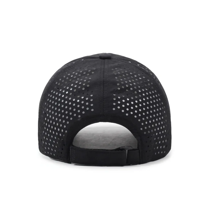 Breathable Mesh Baseball Cap Unisex Casual Style Polyester Hat Lightweight Solid Color Adjustable Sun Cap for Outdoor