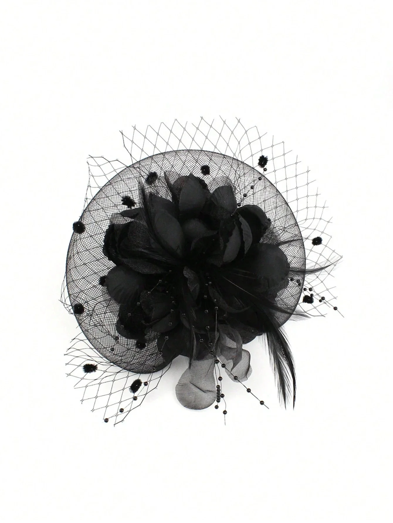 1pc Fascinators Hats For Women Girls Kentucky Derby Flowers Hair Clip Headband Tea Party Cocktail Wedding