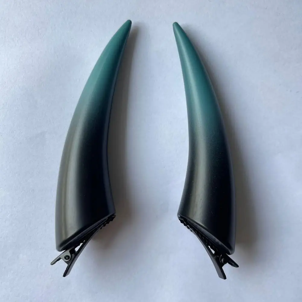 Halloween Devil Horn Hair Clip Cosplay Demons Horn Clamp Adjustable Women Girls Hair Barrette Hair Accessories Photo Prop
