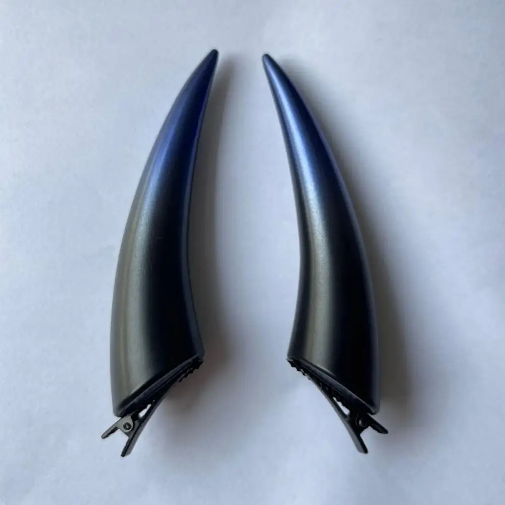 Halloween Devil Horn Hair Clip Cosplay Demons Horn Clamp Adjustable Women Girls Hair Barrette Hair Accessories Photo Prop