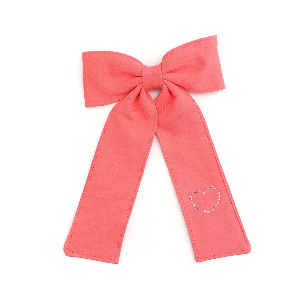 Cotton Ribbon Hairband Cute Hairpins Girls Hair headband Barrettes Solid Clip Kids Headwear Fashion Hot Diamond Love Hair Acces