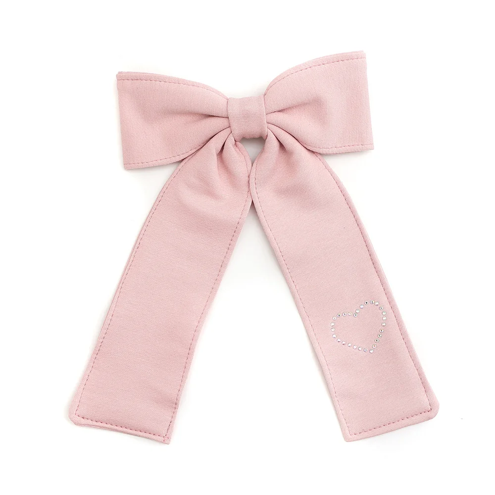 Cotton Ribbon Hairband Cute Hairpins Girls Hair headband Barrettes Solid Clip Kids Headwear Fashion Hot Diamond Love Hair Acces