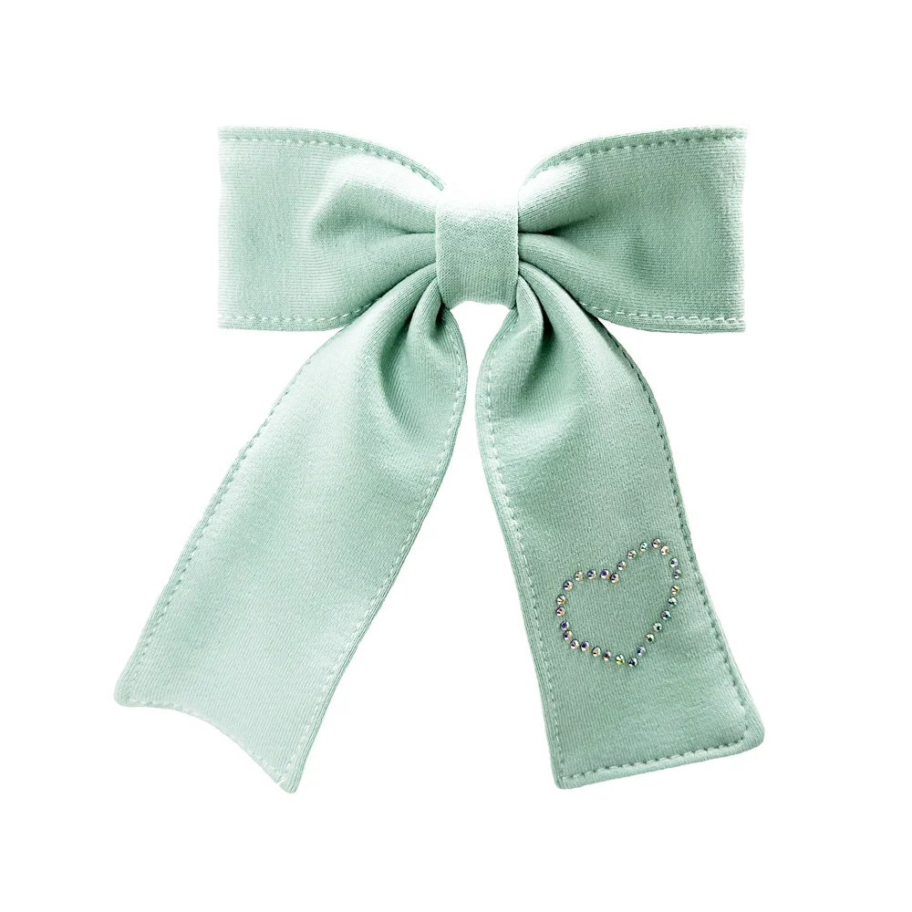 Cotton Ribbon Hairband Cute Hairpins Girls Hair headband Barrettes Solid Clip Kids Headwear Fashion Hot Diamond Love Hair Acces