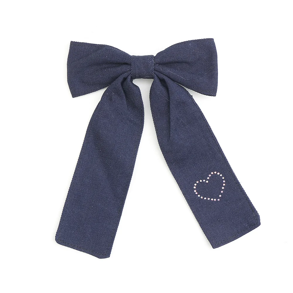Cotton Ribbon Hairband Cute Hairpins Girls Hair headband Barrettes Solid Clip Kids Headwear Fashion Hot Diamond Love Hair Acces