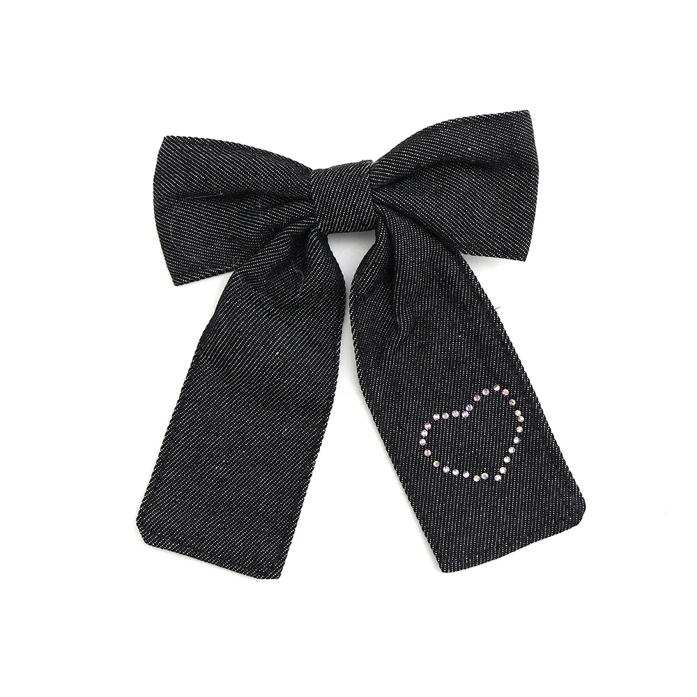 Cotton Ribbon Hairband Cute Hairpins Girls Hair headband Barrettes Solid Clip Kids Headwear Fashion Hot Diamond Love Hair Acces
