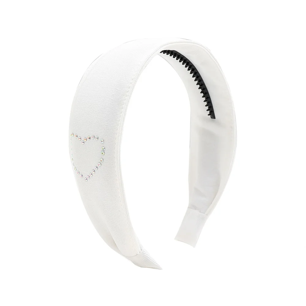 Cotton Ribbon Hairband Cute Hairpins Girls Hair headband Barrettes Solid Clip Kids Headwear Fashion Hot Diamond Love Hair Acces