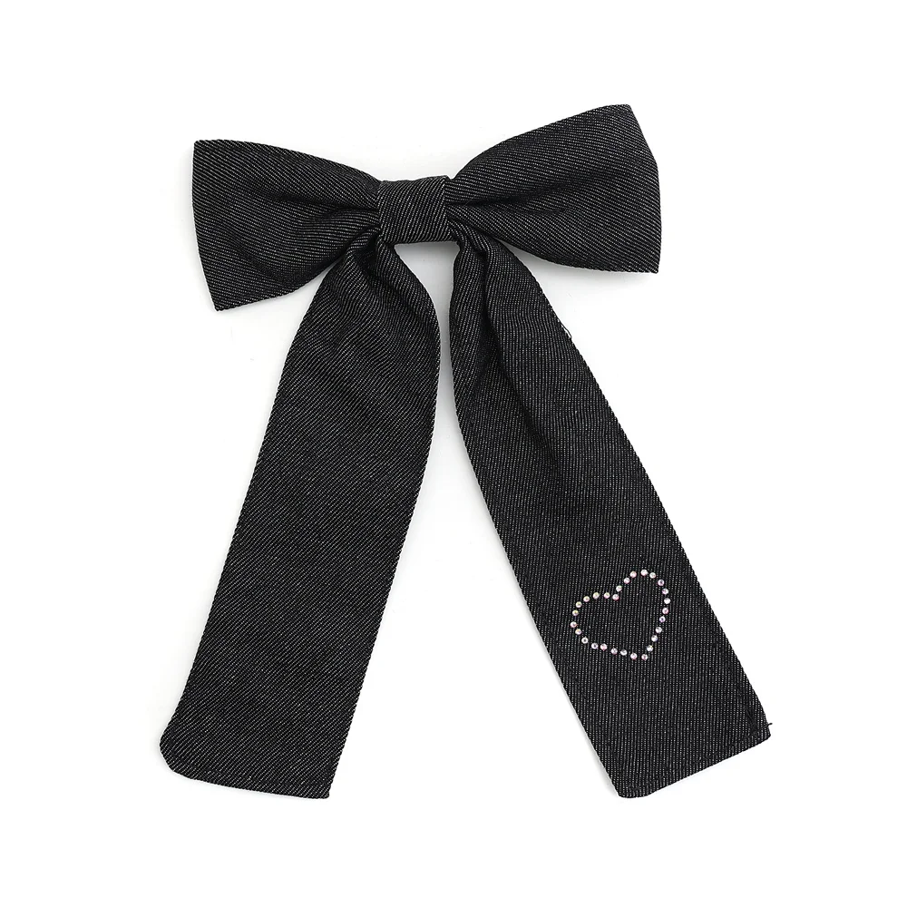 Cotton Ribbon Hairband Cute Hairpins Girls Hair headband Barrettes Solid Clip Kids Headwear Fashion Hot Diamond Love Hair Acces