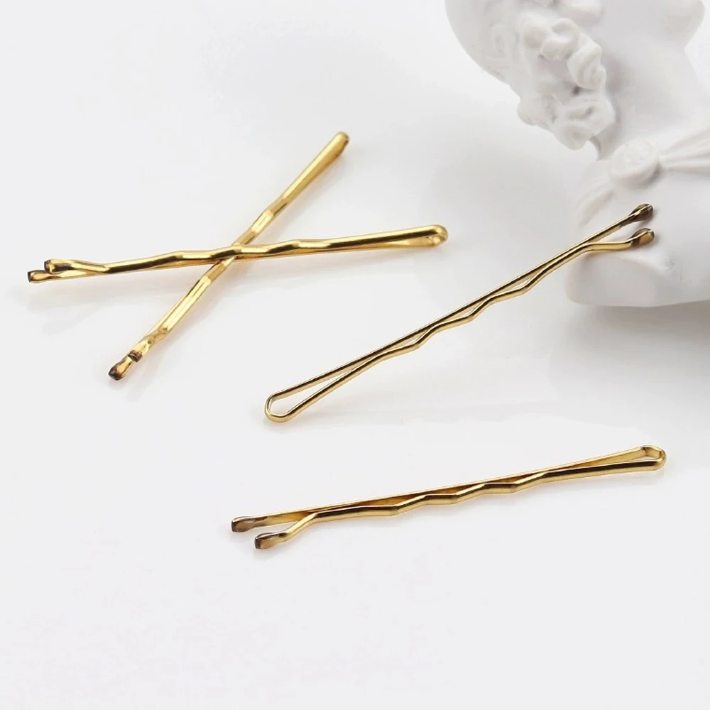 24pcs/Set Black Bobby Pins Multi-Function Non Slip Metal Safe Hair Clips For Women Girl Kids All Hair Types
