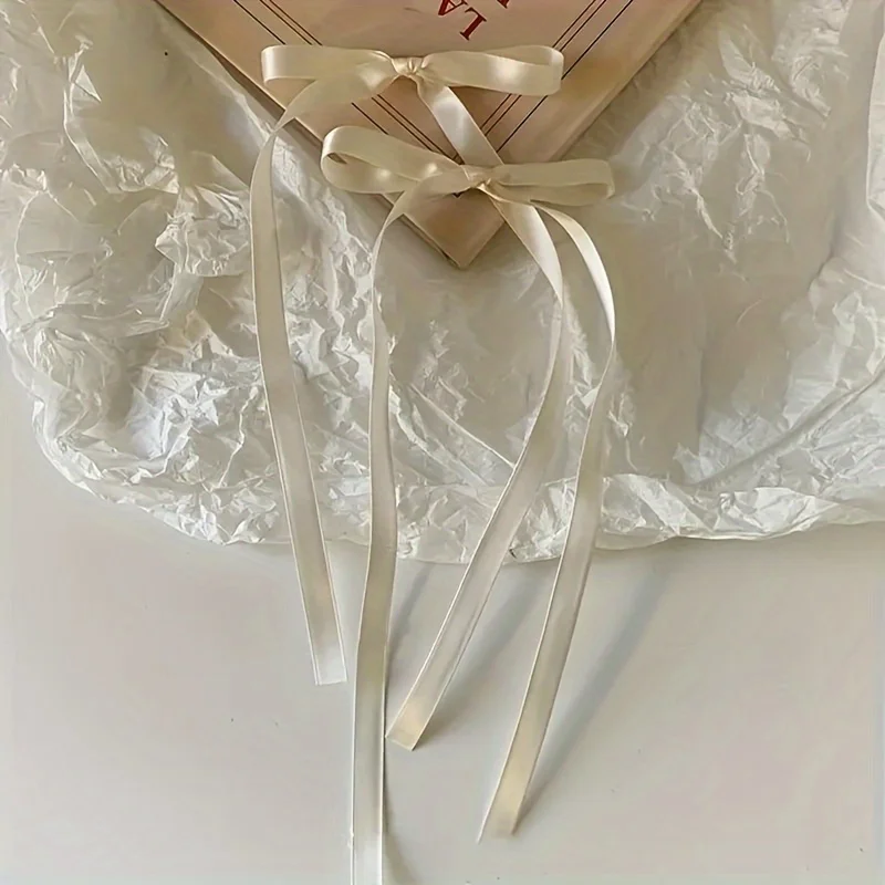 4PCS Women's Ballet Style Bow Bow Ribbon Hair Clip, Women's Hair Accessories Hair Accessories, Sweet and Cute Fashion Accessorie