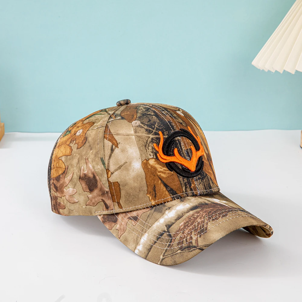 Fashion Horns Embroidery Baseball Caps Men Women Camouflage Tactical Sun Hat Spring Autumn Outdoor Sports Fishing Visors