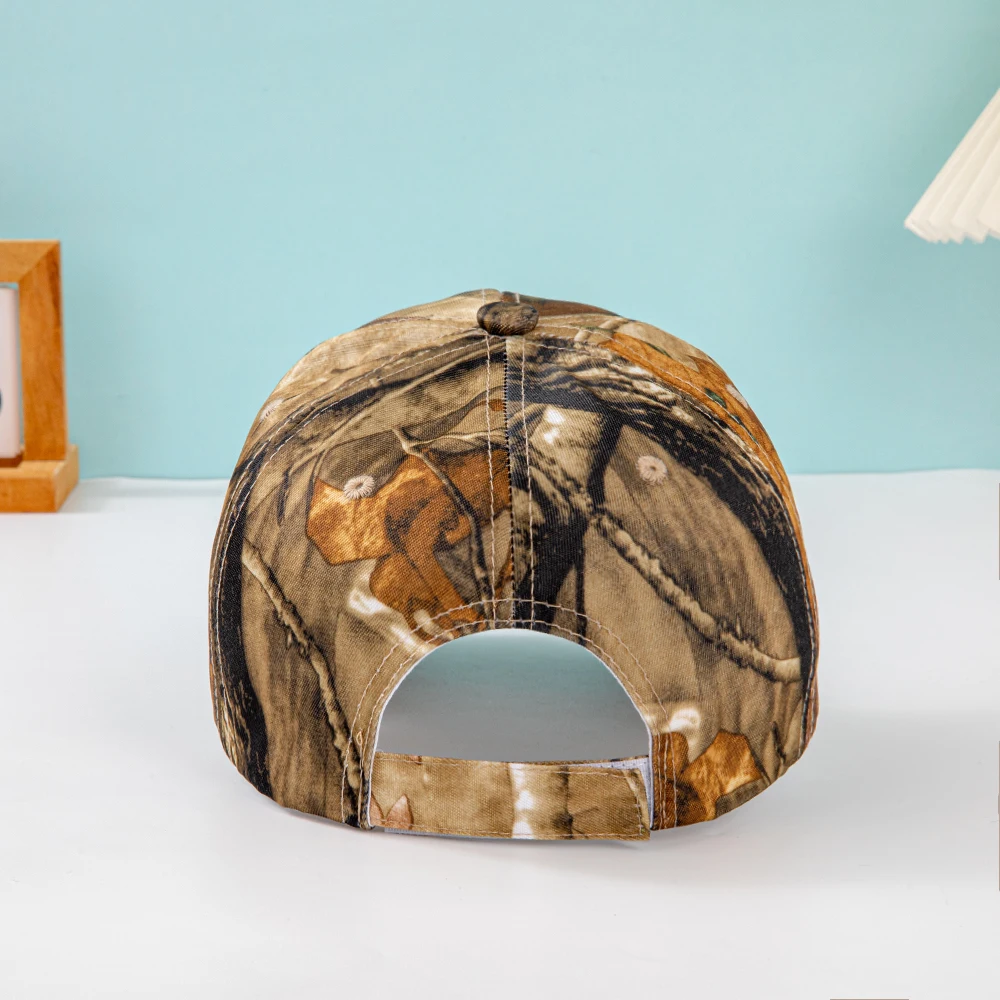Fashion Horns Embroidery Baseball Caps Men Women Camouflage Tactical Sun Hat Spring Autumn Outdoor Sports Fishing Visors