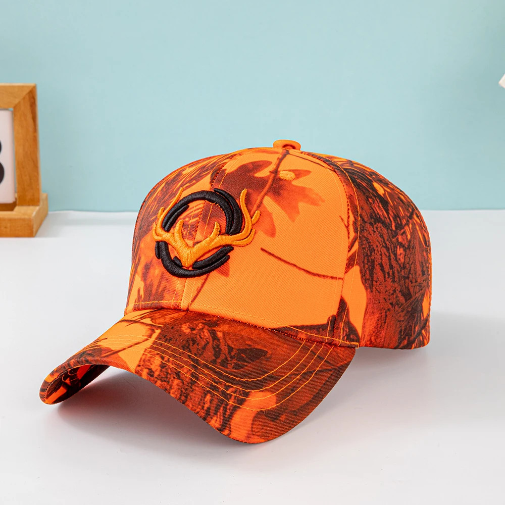 Fashion Horns Embroidery Baseball Caps Men Women Camouflage Tactical Sun Hat Spring Autumn Outdoor Sports Fishing Visors