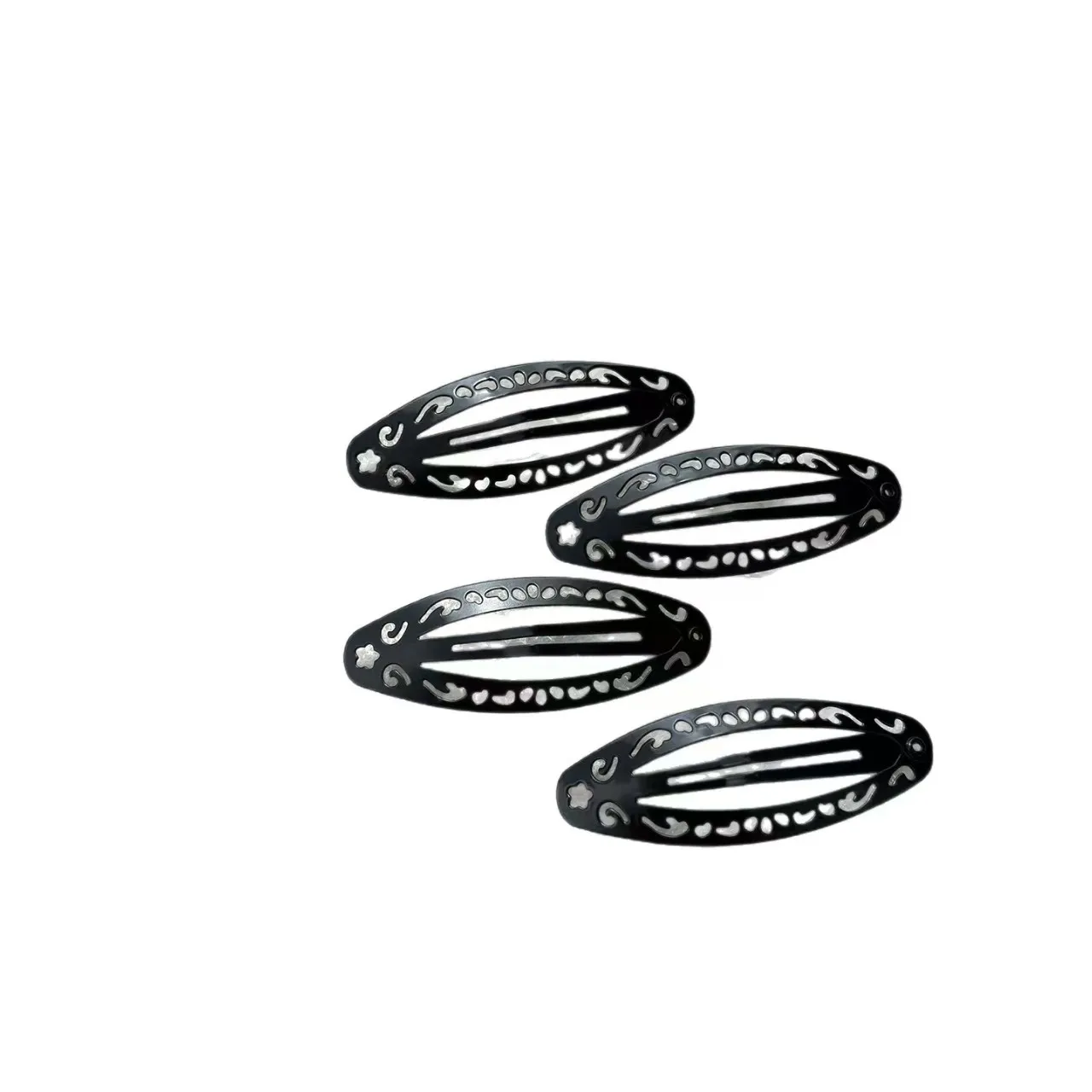 Y2K Style Women's Metal Hair Clips Set of 4/2 Fashionable BB Edge Clips for Daily Use