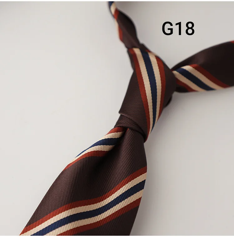 8cm Luxury Silk Neckties Men's Formal Business Ties Paisley Striped Red Navy Neck Tie Handmade Casual Neckwear Skinny Tie Cravat