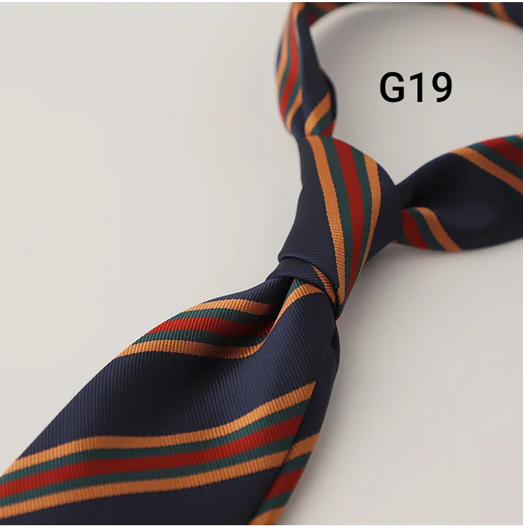 8cm Luxury Silk Neckties Men's Formal Business Ties Paisley Striped Red Navy Neck Tie Handmade Casual Neckwear Skinny Tie Cravat